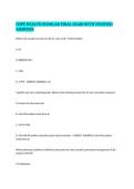 COPE Health Scholar Final Exam Questions and Answers Study Guide with Complete Solutions and Review