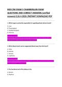 BIOS 256 Exam 3 Chamberlain&colon; Practice Questions and Verified Answers Guide