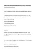 NUR 257 Exams 2026 Geriatric NCLEX Questions&period; 200 practice questions with answers and correct rationales&period;pdf