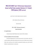 WGU D223 UKM2 Task 1&colon; Performance Assessment &vert; Actual verified Study complete Solutions &vert; A&plus; Graded &vert; 2026 Updates &vert; 100&percnt; correct