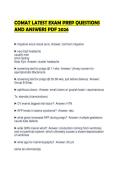 COMAT LATEST EXAM PREP QUESTIONS AND ANSWERS PDF 2026&period;&NewLine;&NewLine;