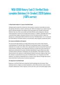 WGU D266 History Task 2 &vert; Verified Study complete Solutions &vert; A&plus; Graded &vert; 2026 Updates &vert; 100&percnt; correct&NewLine;&NewLine;
