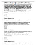 NURS130 Dosage Calculation for Nurses Nursing & Healthcare Practice Exam Study Guide Updated 2026  &vert;  Verified Questions and Answers with Detailed Rationales &vert; Medication Dosage Calculations&comma; Unit Conversions &lpar;mg&comma; g&comma; mL&rpar;&comma; IV Flow Rate Calculations&comma; Drip R