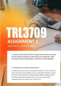 TRL3709 Assignment 2 Semester 2 2026 - Due August 2026