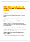 NR546 Midterm Exam Question and&NewLine;Answer &lpar;2026&rpar; &vert; A&plus; Verified &vert; Accurate&NewLine;Solutions