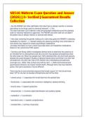 NR546 Midterm Exam Question and Answer&NewLine;&lpar;2026&rpar; &vert; A&plus; Verified &vert; Guaranteed Results&NewLine;Collection