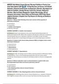 NURS202 Adult Medical-Surgical Nursing II Nursing & Healthcare Practice Exam Study Guide Updated 2026 