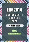 ENG2614 ASSIGNMENT 1 2026 MEMO &vert; DUE DATE 4 MAY 2026