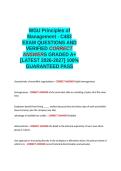    WGU Principles of Management - C483 WGU C483 Practice Test&semi;WGU C483 Practice Test 2&semi;Cyber Awareness CBT EXAM QUESTIONS AND VERIFIED CORRECT ANSWERS GRADED A&plus; -LATEST 2026-2027- 100- GUARANTEED PASS&period;docx