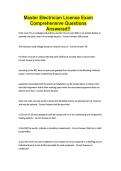 Master Electrician License Exam Comprehensive Questions Answered&excl;&excl;