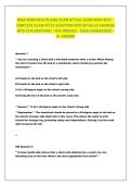 HOSA HOme HeAltH Aide exAm ActuAl exAm 2026&sol;2027 &ndash;&NewLine;cOmplete exAm-Style QueStiOnS witH detAiled AnSwerS&NewLine;witH explAnAtiOnS&vert; 100&percnt; Verified &ndash; pASS GuArAnteed &ndash;&NewLine;A&plus; GrAded