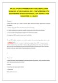 NSG 533 AdvANced PhArmAcoloGy exAm 2 module 5 PAiN&NewLine;heAdAcheS ActuAl exAm 2026&sol;2027 &ndash; comPlete exAm-Style&NewLine;QueStioNS with detAiled rAtioNAleS &vert; 100&percnt; verified &ndash; PASS&NewLine;GuArANteed &ndash; A&plus; GrAded