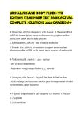 URINALYSIS AND BODY FLUIDS 7TH &NewLine;EDITION STRASINGER TEST BANK ACTUAL &NewLine;COMPLETE SOLUTIONS 2026 GRADED A&plus;