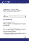 Legal Research&comma; Analysis&comma; and Writing 5th Edition by William Putman Solution Manual &vert;ISBN&colon; 9780357619445&vert; Guide A&plus;