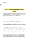 USAW Certification Exam Questions and Answers &ndash; USA Weightlifting &ndash; Practice Material with Verified Correct Answers