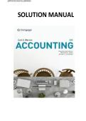 Accounting 28th Edition by Carl Warren Solution Manual &vert;ISBN&colon; 9781337902687&vert; Guide A&plus;