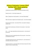 Arizona Contractor License CR-67 Verified 100&percnt; Study guideline 2026&sol;2027
