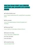 WGU D184 EXAM SCRIPT 2026 VERIFIED &NewLine;QUESTIONS AND ANSWERS WITH EXPERT &NewLine;REVIEW