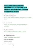 WGU D184 STANDARDS BASED &NewLine;ASSESSMENT OA EXAM SCRIPT 2026 &NewLine;VERIFIED QUESTIONS AND ANSWERS &NewLine;WITH EXPERT REVIEW 