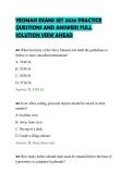 YEOMAN EXAMS SET 2026 PRACTICE &NewLine;QUESTIONS AND ANSWERS FULL &NewLine;SOLUTION VIEW AHEAD 