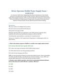 Driver Operator Mobile Water Supply Exam&comma; NFPA 1002 Competencies&comma; 2026&sol;2027 &ndash; Comprehensive Practice Assessment on Water Supply Operations