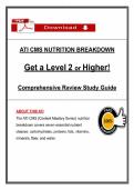 ATI CMS Nutrition Breakdown &lpar;2026&sol;2027&rpar; Comprehensive Study Guide