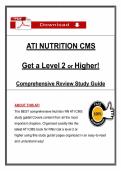 ATI Nutrition CMS 2 Study Guide &lpar;2026&sol;2027&rpar; Complete Exam Review