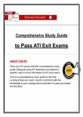 ATI Exit Exam Study Guide &lpar;2026&sol;2027&rpar; Comprehensive Review
