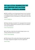 ITSY 1300 ACTUAL EXAMINATION TEST&NewLine;2026 QUESTIONS AND SOLUTIONS&NewLine;GRADED A&plus; COMPLETE ANSWERS&NewLine;