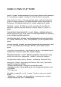 COMM 216 FINAL STUDY GUIDE
