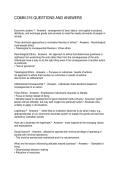 COMM 216 QUESTIONS AND ANSWERS