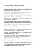 COMM 216 FINAL EXAM STUDY GUIDE