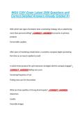 WGU C201 Exam Latest 2026 Questions and &NewLine;Correct Detailed Answers Already Graded A&plus; 