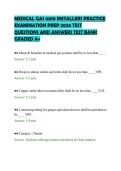 MEDICAL GAS 6010 INSTALLERS PRACTICE&NewLine;EXAMINATION PREP 2026 TEST&NewLine;QUESTIONS AND ANSWERS TEST BANK&NewLine;GRADED A&plus;