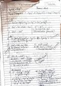 Math exam preparation notes