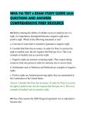 MHA 710 TEST 4 EXAM STUDY GUIDE 2026&NewLine;QUESTIONS AND ANSWERS&NewLine;COMPREHENSIVE PREP RESOURCE&NewLine;