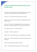 S-190 Intro to Wildland Fire Behavior Exam with accurate detailed solutions