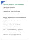 Wildland Fire - S190 Exam with accurate detailed answers