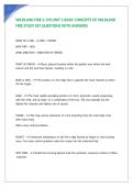 WILDLAND FIRE S-190 UNIT 1 BASIC CONCEPTS OF WILDLAND FIRE STUDY SET QUESTIONS WITH ANSWERS