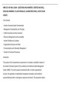 NIMS ICS-100 FINAL EXAM &ndash; QUESTIONS AND ANSWERS &vert; VERIFIED AND WELL &NewLine;DETAILED ANSWERS &vert; PLUS RATIONALES &vert; GUARANTEED PASS &vert; LATEST EXAM &NewLine;UPDATE