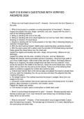 NUR 216 EXAM 5 QUESTIONS WITH VERIFIED ANSWERS 2026