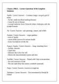 Classics 2902A &ndash; Lecture Questions With Complete Solutions