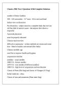 Classics 2902 Test 2 Questions With Complete Solutions