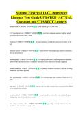 Apprentice Bundled Exam Questions WITH  CORRECT Answers