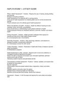 NUR 216 EXAM 1- 4 STUDY GUIDE
