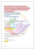 WGU UNIVERSITY OF HEALTH AND MEDICAL &NewLine;SCIENCES&vert; SCHOOL OF PHARMACY AND NURSING &NewLine;SCIENCES&vert; DEPARTMENT OF PHARMACOLOGY &NewLine;AND THERAPEUTICS &NewLine;UNDERGRADUATE PRACTICE EXAMINATION &NewLine;2025&sol;2026 ACADEMIC YEAR &ndash; SEMESTER II &NewLine;Pharmacology &NewLine;Drug Delivery Systems &
