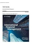 TEST BANK&lowbar;&lowbar;International Financial Management 15th Edition by Jeff Madura &comma; ISBN&colon; 9798214040684 &vert;Chapters 1-21 &lpar;Questions with Verified Answers&rpar; &vert; Guide A&plus;
