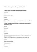 C785 Biochemistry Week 4 Study Guide 2026 &vert;WGU