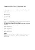 C785 Biochemistry Week 5 Study Guide Quiz 2026 &ndash; WGU