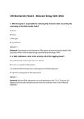 C785 Biochemistry Week 6 - Molecular Biology 2026 &vert;WGU